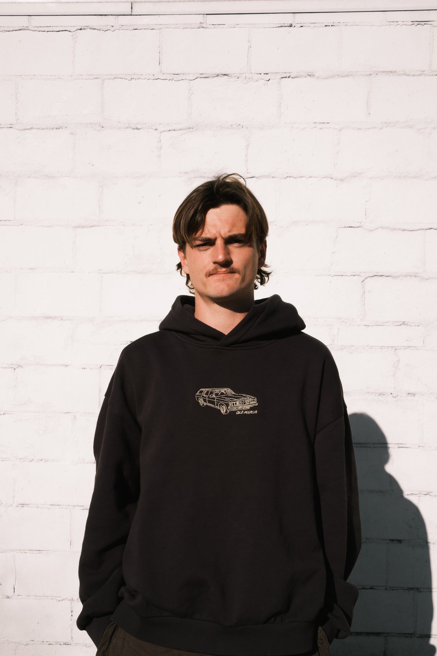 Old Mervs Kingswood Embroidered Hood