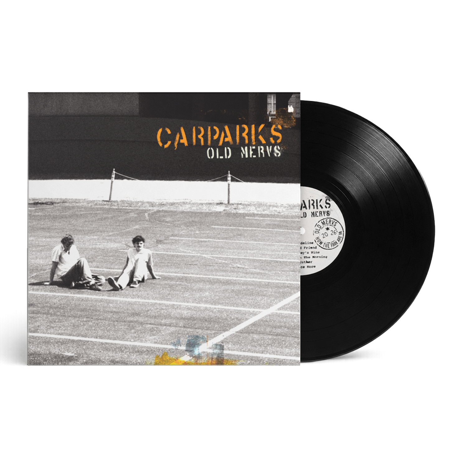 Carparks Navy Tee + Vinyl Bundle - PRE ORDER