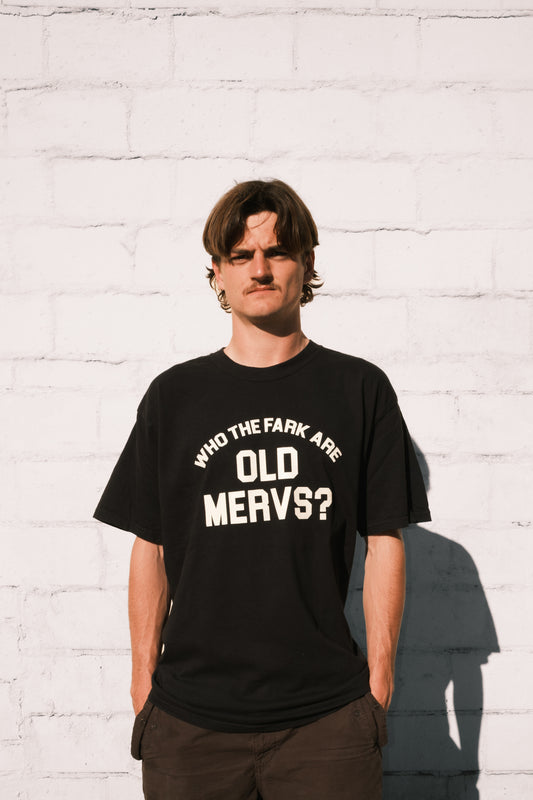 'Who The Fark Are Old Mervs?' T-shirt (Pre-Order)
