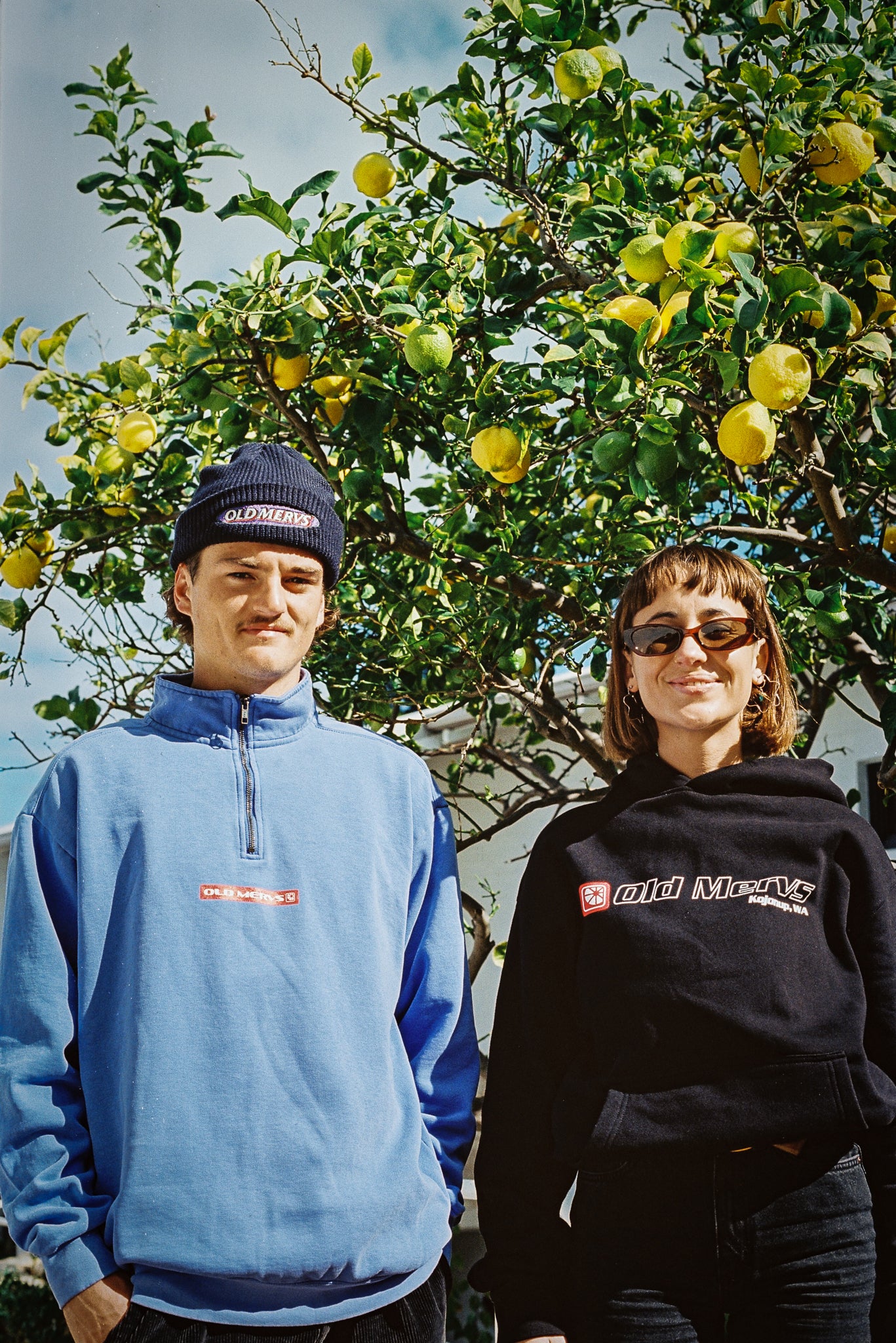 Old Mervs 'RED' Quarter Zip
