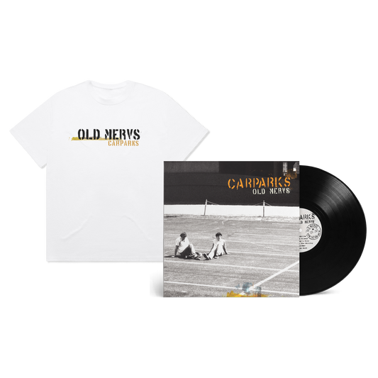 Old Mervs Carparks Tee + Vinyl Bundle - PRE ORDER