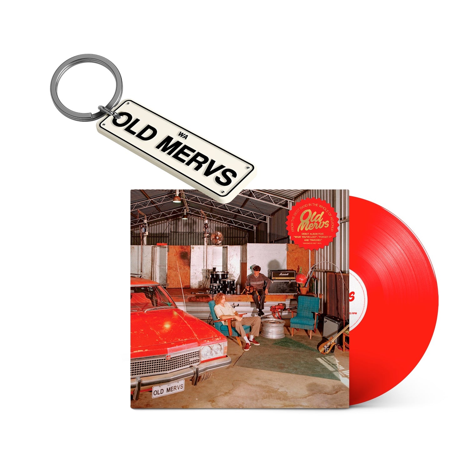 Old Mervs Album Vinyl + Keyring